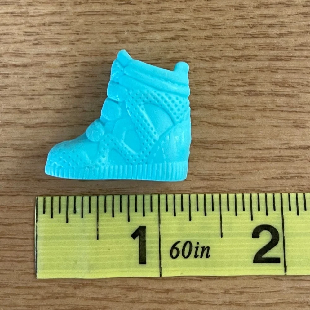 Barbie High Top Boots Sneakers Teal Aqua Blue Hiking Boots Shoes Only